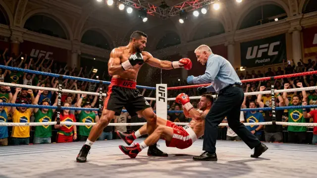 Treinador de Poatan Nocauteia Rival em Estreia no Boxe