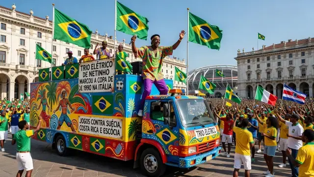 Trio Elétrico de Netinho Marcou a Copa de 1990 na Itália